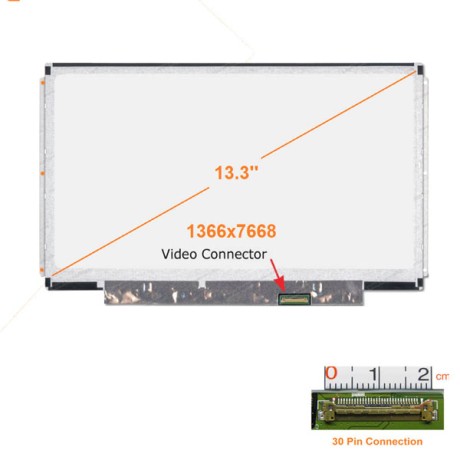 Màn hình 13.3 Led Slim dùng cho Dell Latitude E3340,E3350,E3380