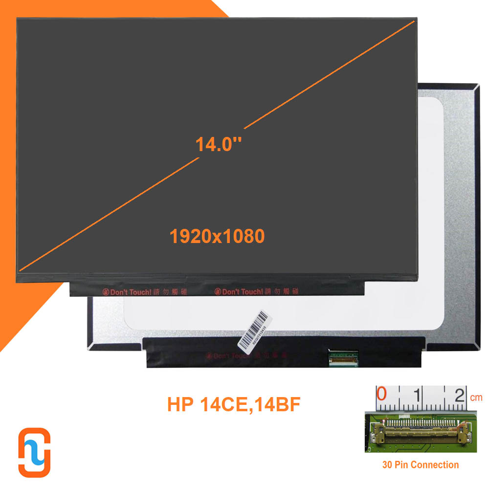 Màn hình 14.0 Led Slim 30Pin (Full hd) dùng cho Hp 14CE,14BF,14DA,14AB,14AC,14AM,14BS, Asus X405,X407,X409,X411,X412,S430,Dell 3442,3443,3452,Lenovo g40-70,Acer E5-473