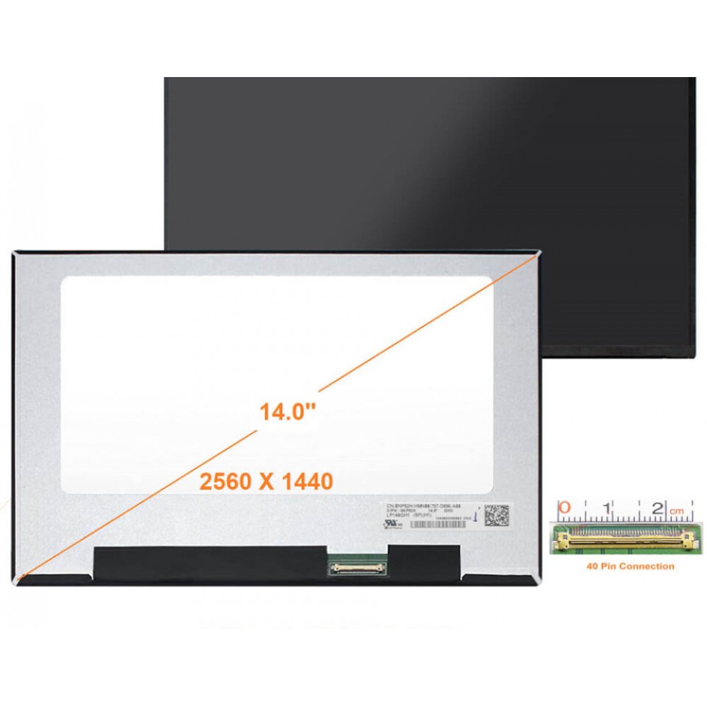 Màn hình 14.0 Led Slim 40Pin (Qhd) dùng cho Dell Latitude 7480,7490