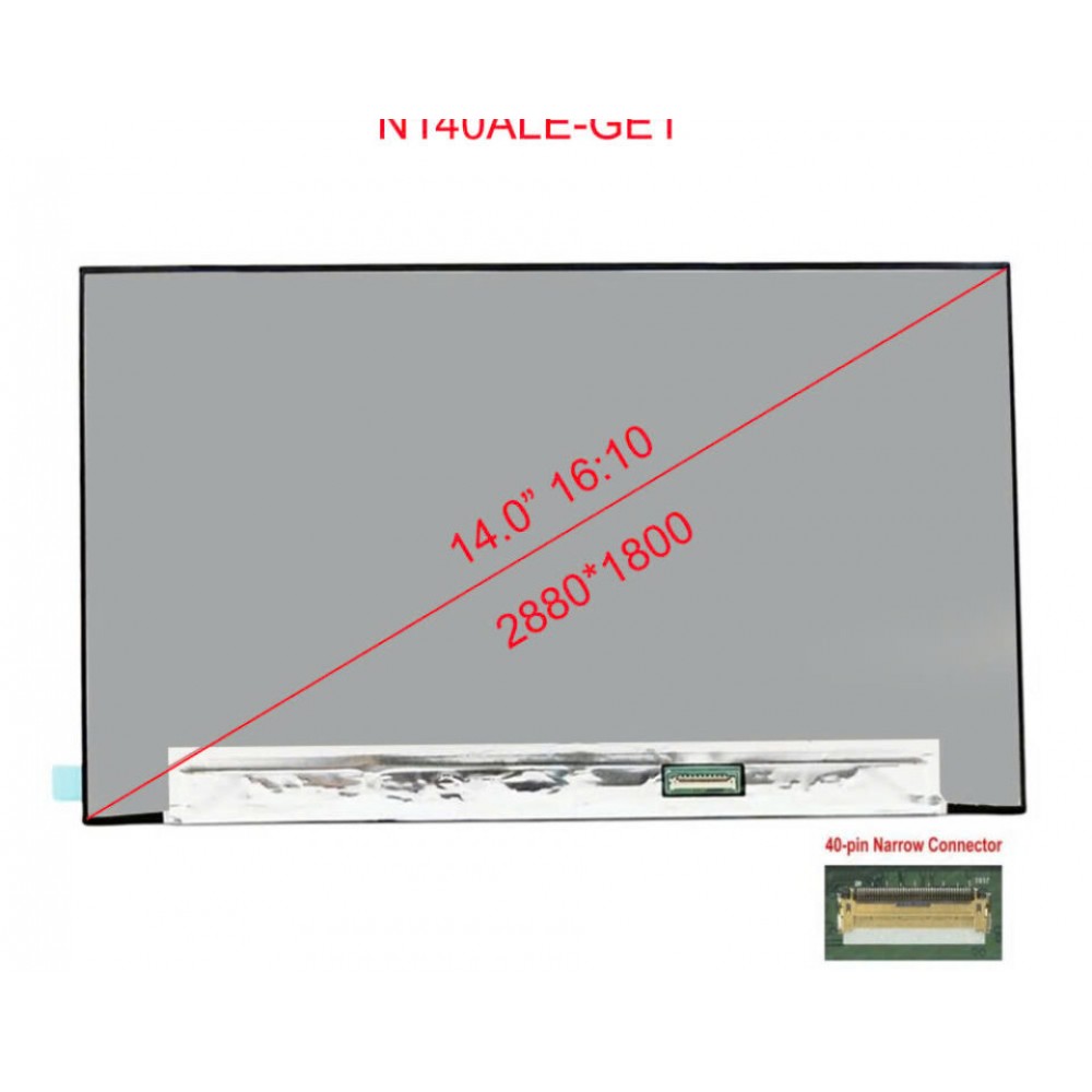 Màn hình 14.0 Led Slim 40Pins (2.5K) dùng cho Dell Inspiron 5430,Dell Inspiron 5445