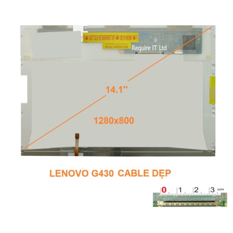Màn hình 14.1 Led dùng cho Lenovo G430 (Cable dẹp)