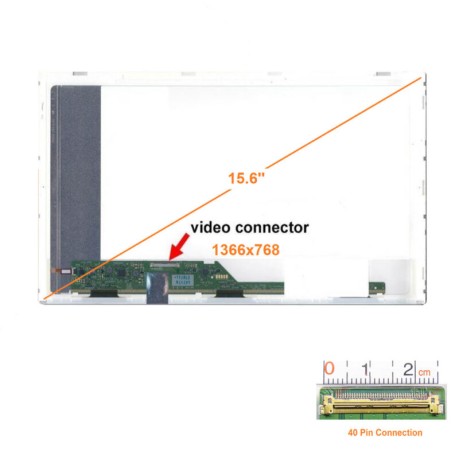 Màn hình 15.6 Led dùng cho Dell 5010,5110,vostro 3550,Sony Vpc-EH,EL,Hp 6550b,CQ62,4530,4540,Toshiba L650,L655,L850,Lenovo G560,G580,Z560,Z570,Asus K52,K53,K55