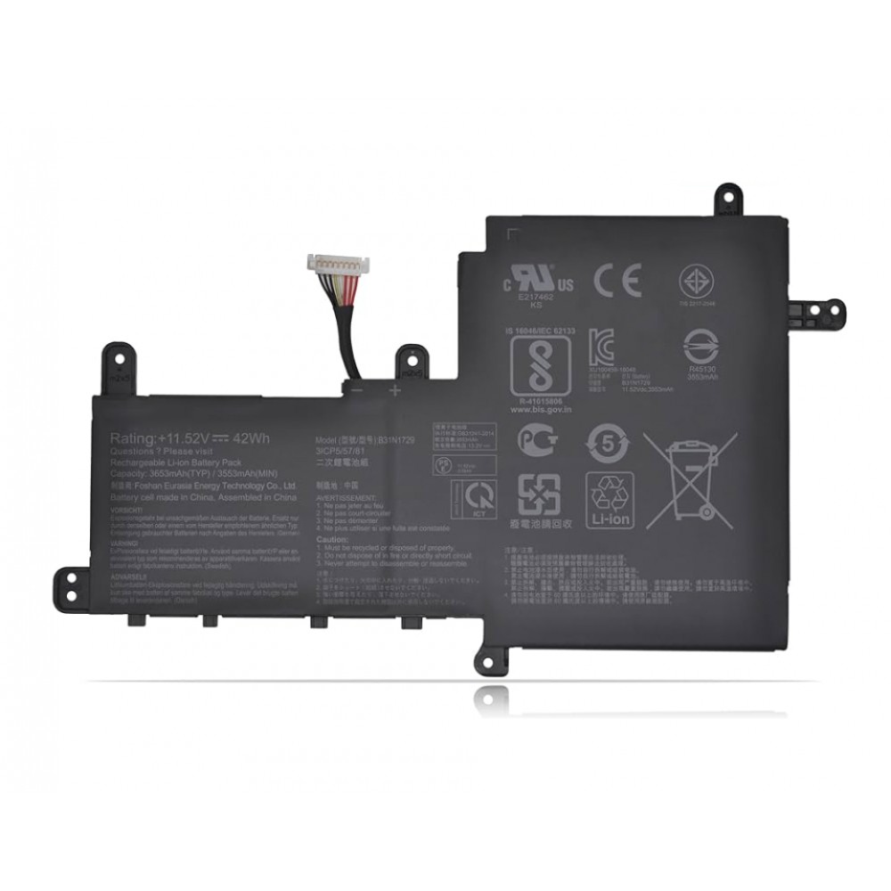 Pin dùng cho Asus S530U,S50F,X530F,S503UA,S530FA,S530FN,X530F,AK530FN,K530FF,P1502FF (B31N1729)