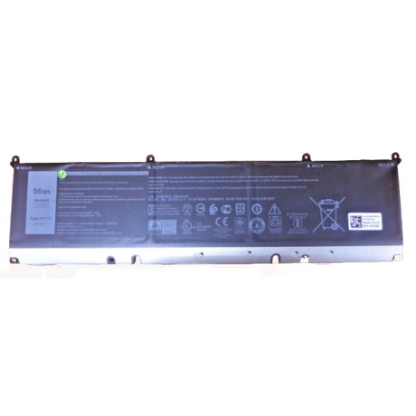 Pin dùng cho Dell G15 5510,5515,Vostro 16 7620, G15 5520, G15 5525, G15 5530, G16 7630, Precision 15 5570, Xps 9500,9510 (DVG8M,P8P1P,8FCTC) 56WH
