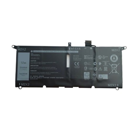 Pin dùng cho Dell Inspiron 5390,5391,7390,Xps 9370,9380,7391,Latitude 3301,Inspiron 7400,7490 (DXGH8,H754V,G8VCF) 52WH