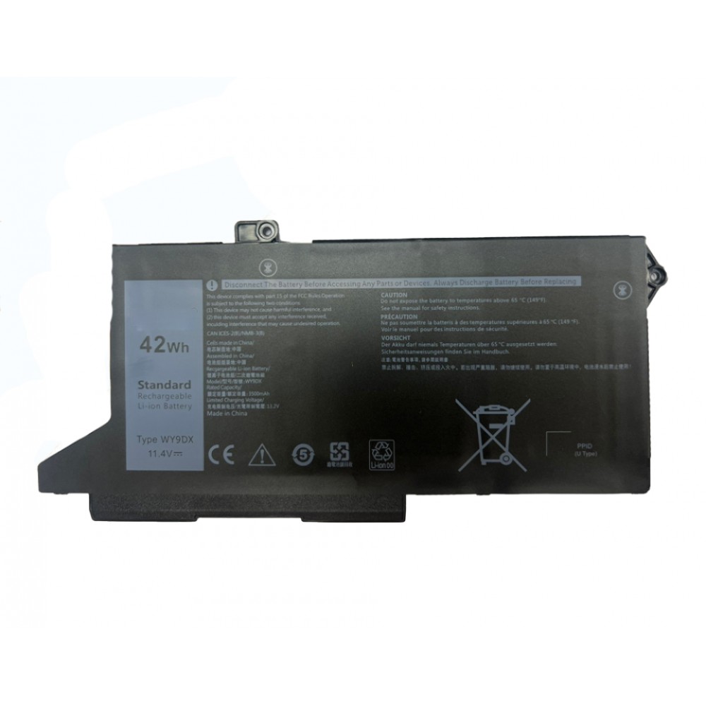 Pin Dùng cho Dell Latitude 14-5420,15-5520,Precision 15-3560 (WY9DX) 42WH