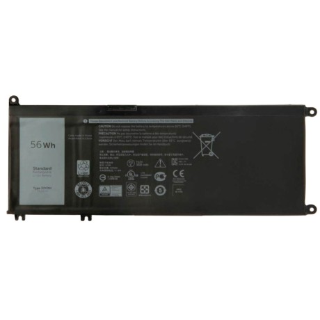 Pin dùng cho Dell Latitude 3380, 3480,3490,3580,3590,Inspiron 7353,7573,7773,7778,7779,7786, 3579,3779,5587,7588 (33YDH,W7NKD) 56WH