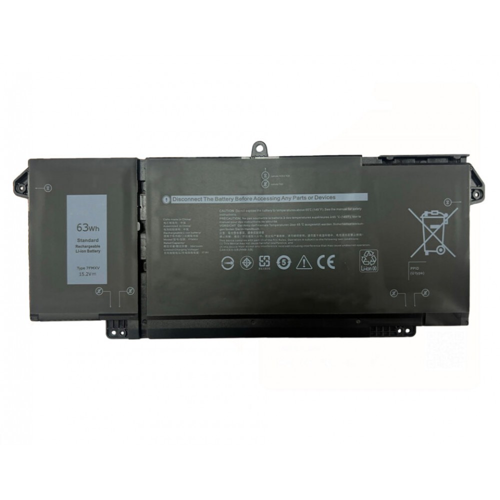Pin dùng cho Dell Latitude 5320,7320,7420,7520 (TN2GY,7FMXV) 63WH
