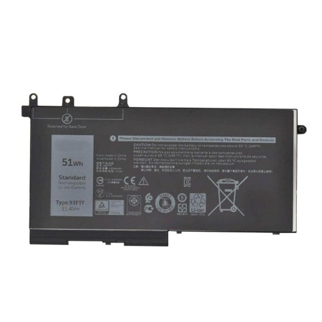 Pin dùng cho Dell Latitude E5280,E5480,E5580 (93FTF) 51WH