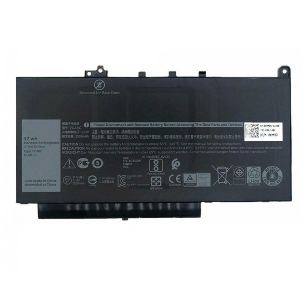 Pin dùng cho Dell Latitude E7270,E7470 (7CJRC) 42WH