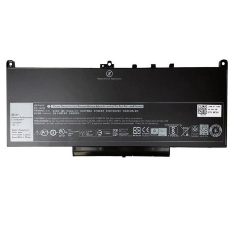 Pin dùng cho Dell Latitude E7270,E7470 (J60J5) 55WH