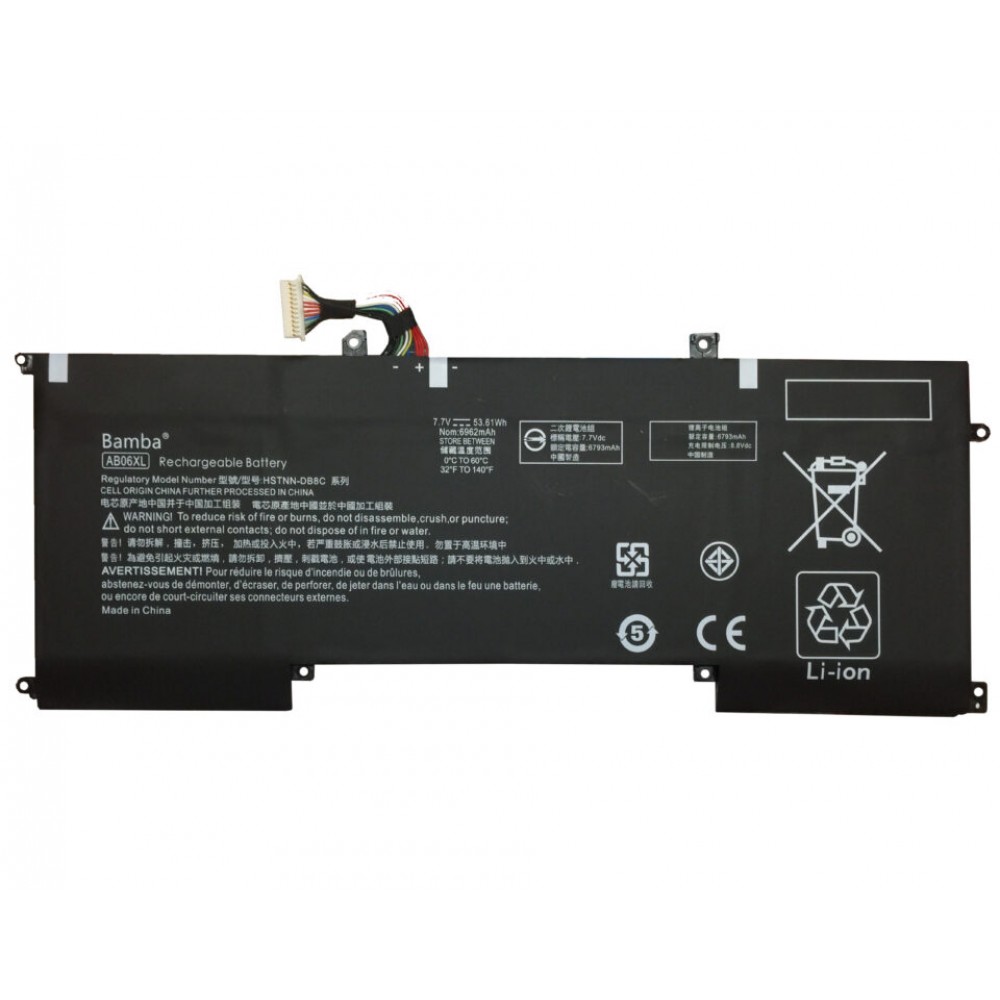 Pin dùng cho Hp Envy 13AD (AB06XL) 53.61WH