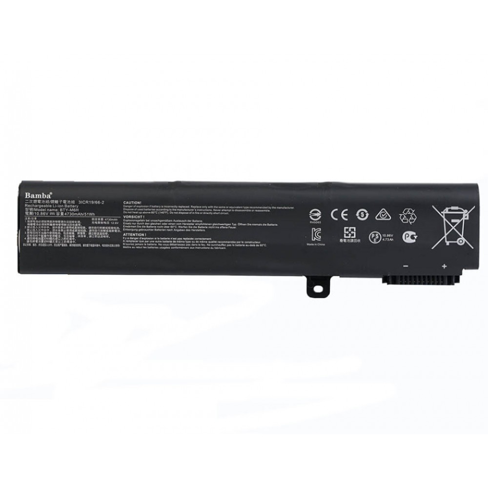 Pin dùng cho Msi GE62,GE72,GL62M,GL72,GP72 (MS-16J3,MS-16J6,MS-1795,BTY-M6H)