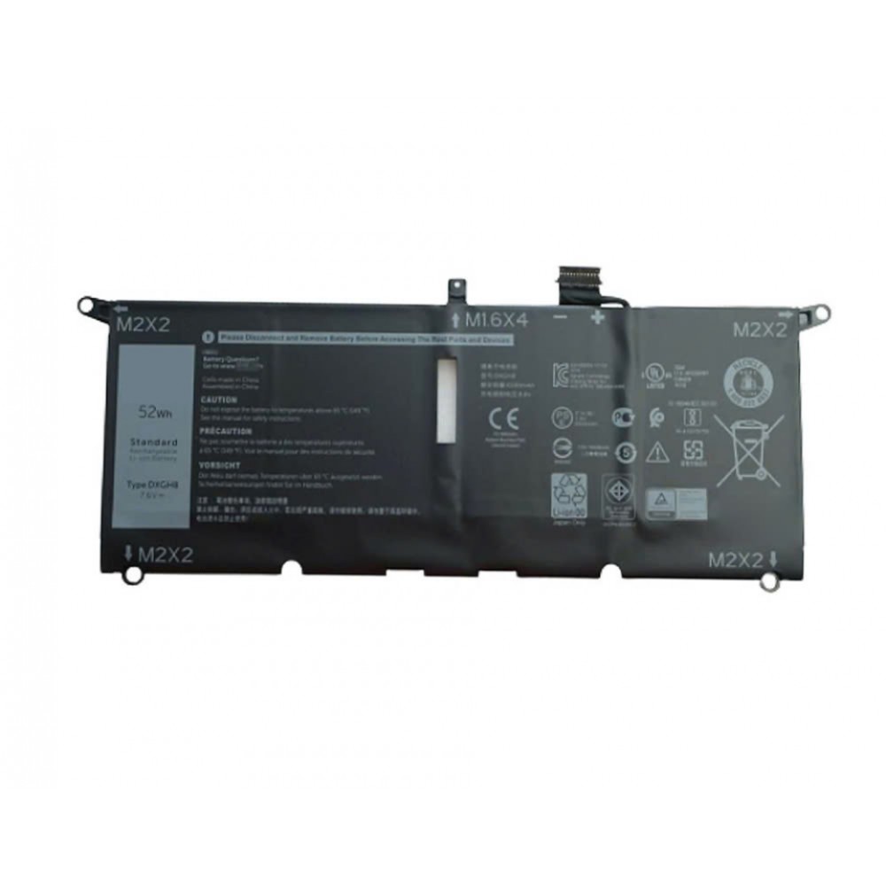 Pin Tốt dùng cho Dell Inspiron 5390,5391,7390,Xps 9370,9380,7391,Latitude 3301,Inspiron 7400,7490 (DXGH8,H754V,G8VCF) 52WH