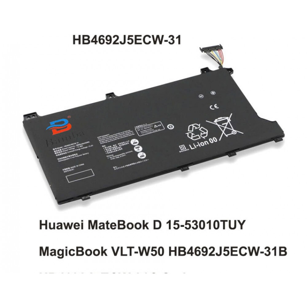 Pin Tốt dùng cho Huawei MateBook D 15 BOH-WAQ9R (HB4692J5ECW-31)