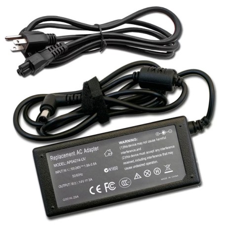 Cục nguồn 14V-3A (đầu kim) dùng cho màn hình Samsung