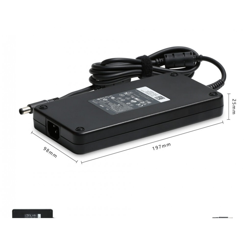 Cục Sạc 19.5V-12.3A (Đầu Kim) Slim Cho Laptop Dell Precision M4600,M4700,M4800,M6700,M6800,Alienway M15,M17X,M18X