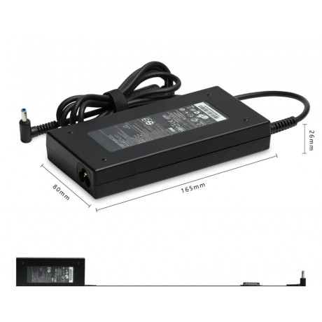 Cục Sạc 19.5V-7.7A (Đầu Kim nhỏ) Slim Cho Laptop Dell Inspiron G7 7591,Precision M3800,5510,5520, 5530,9550,9560,9570,7590,7591,Xps 9530,9550,Asus M3500Q,UX501V