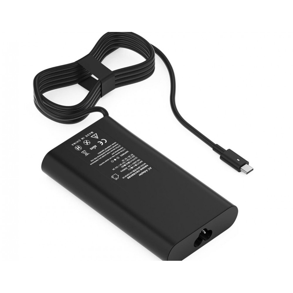 Cục Sạc 20V-6.5A Usb C (Ovan) Cho Laptop Dell Xps 15-9500,9510,9575,Dell Xps 17-9700,9710,Dell Inspiron 16- 7620,7630,Dell Precision 3480,3490,3580,3581,3590,3591,5480,5490,5680,5690, Dell Latitude 3450,3550,5340,5350,5440,5450,5455,5540,5550,7340,7350,74