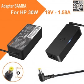 Cục Sạc Bamba 19.5V - 1.58A Cho Laptop Hp Mini 110,210,110-3000,1103,Mini 1000