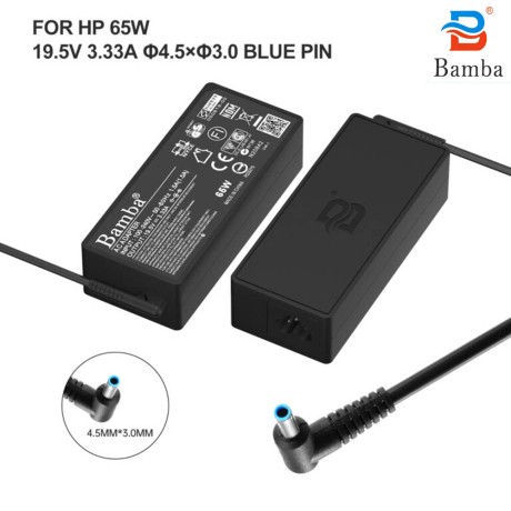 Cục Sạc Tốt 19.5V-3.33A (Đầu Kim nhỏ) Cho Laptop Hp 430 G3,440 G4,430 G6,440 G6,445 G6,440 G8,445 G8,1040 G3,14DA,14AB,14AC,14BS,14BF,15DA,15BS, 15AB,15AC,15AY,Folio G1
