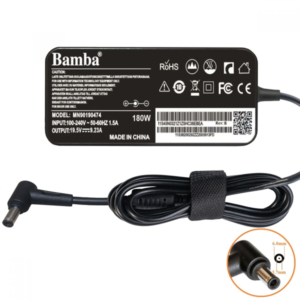 Cục Sạc Tốt 19V-9.23A (Đầu kim) Slim Cho Laptop Asus FX505,FX566,FX705,FX86,FX95,FX506,FA506,FX706,FX76,G531GT,G731G,GL731GT,G513IH,G713IH,Msi..
