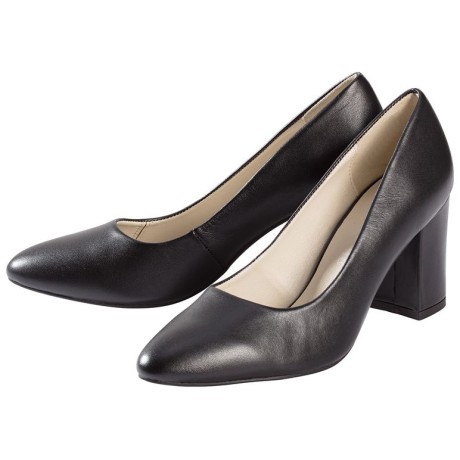 Giày ESMARA Leder-Pumps màu đen - da dê cao cấp đế da có đệm