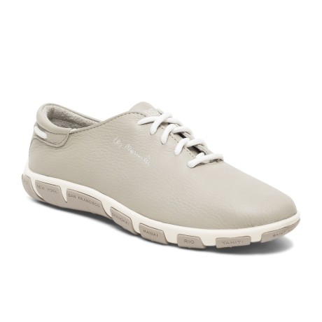 Giày tbs - TENNIS FEMME CONFORT CUIR BEIGE