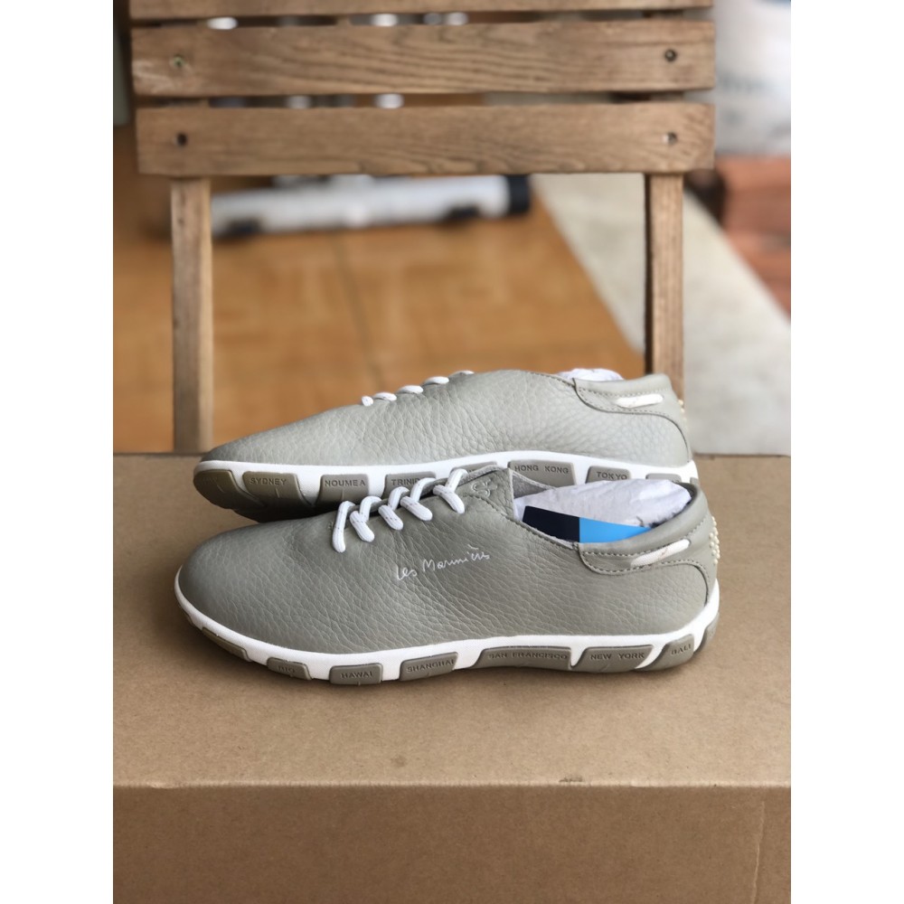 Jazaru - Xám titan , da nguyên miếng, size 37 - Giày thể thao, Giày chính hãng, Giày Pháp